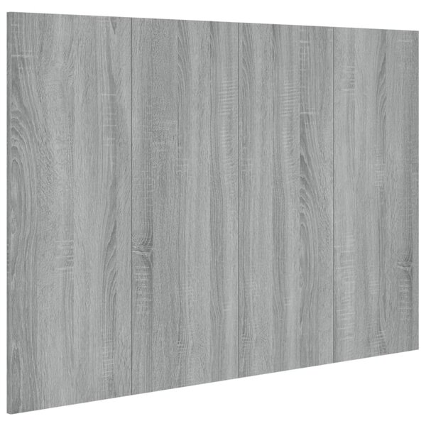 vidaXL Tête de lit Sonoma gris 120x1 5x80 cm Bois d'ingénierie