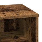 vidaXL Armoires de chevet avec lumières LED 2 Pièces Vieux bois 50x34 5x50 cm