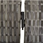 vidaXL Cloison de séparation 6 panneaux gris résine tressée