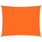 vidaXL Voile de parasol tissu oxford rectangulaire 3x4 m orange