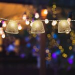 CHILL Guirlande lumineuse solaire sans fil - LED blanc chaud