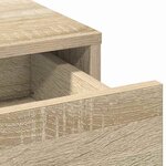 vidaXL Coiffeuse Chêne sonoma 78.5 x 41 x 135 cm Bois d'ingénierie