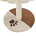 vidaXL Arbre à chat avec griffoir en sisal 40 cm Beige et Marron