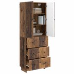 vidaXL Ensemble de Meubles 2 Pièces 66 x 34 5 x 90 cm Bois d'ingénierie