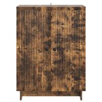 vidaXL Buffet Chêne fumé 66 x 34 5 x 90 cm Bois d'ingénierie