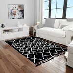 Tapis de salon FAS 120 x 180 cm - Noir