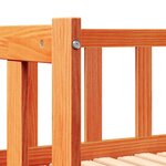 vidaXL Lit jour avec tiroir Wax Brun 180x200 cm en Bois de Pin