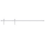 vidaXL Kit de quincaillerie de porte coulissante 183 cm Acier Blanc