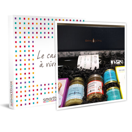 Panier gourmand de produits comtesse du barry avec dégustation à la rochelle - smartbox - coffret cadeau gastronomie