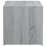 vidaXL Tiroir boîte Sonoma gris 40 5x40x40 cm Bois d'ingénierie