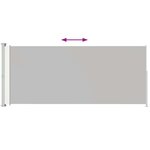 vidaXL Auvent latéral rétractable de patio 200x500 cm Crème