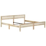 vidaXL Cadre de lit sans matelas bois de manguier massif 200 cm