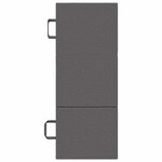 vidaXL Canapé-lit pliable 75 x 67 x 45 cm Gris clair