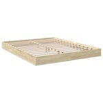 vidaXL Cadre de lit sans matelas chêne sonoma 160x200 cm