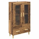 vidaXL Haut Armoire Bois Ancien 70 x 31 x 115 cm Bois d'ingénierie
