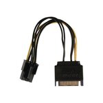 NEDIS Internal Power Cable - SATA 15-pin Male - PCI Express Female - 0.15 m - Various