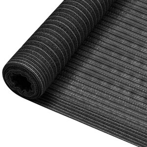 vidaXL Filet brise-vue Anthracite 2x50 m PEHD 75 g/m²