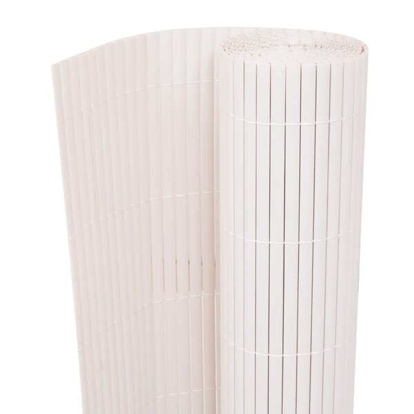 Vidaxl clôture de jardin double face 150 x 300 cm blanc