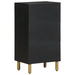 vidaXL Buffet noir 40x33x75 cm bois d'ingénierie