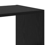 vidaXL Bibliothèque Chêne noir 102 x 32 x 102 cm