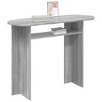 vidaXL Table console Sonoma gris 100 x 39 5 x 75 cm Bois d'ingénierie