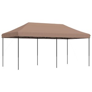 vidaXL Tente de fête Marron 292 x 580 x 315 cm Tissu Oxford
