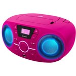 Bigben interactive cd61rsusb lecteur de cd lecteur cd portable rose