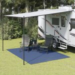 vidaXL Tapis de sol de camping bleu 3 5x2 5 m