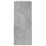 vidaXL Armoire à chaussures Gris béton 60x35x84 cm Bois d'ingénierie