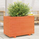 vidaXL Jardinière cire marron 70x40x49 5 cm bois de pin massif