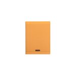 Cahier 192 pages seyès 90 g  couverture polypropylène orange  format 24 x 32 cm calligraphe