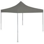 vidaXL Tente de réception escamotable 3 x 3 m Anthracite