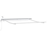 vidaXL Auvent rétractable automatique avec LED marron 300x250 cm
