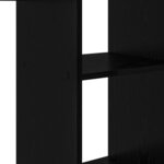 vidaXL Bureau Chêne noir 142 x 102 x 73 cm Bois d'ingénierie