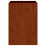 vidaXL Jardinière 42x38x75 cm acier corten