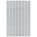 vidaXL Tapis d'extérieur ARAKIL Gris 120x180 cm PP