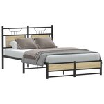 vidaXL Cadre de lit sans matelas chêne sonoma 120x190 cm