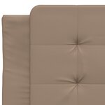 vidaXL Coussin de tête de lit Zadar cappuccino 80 cm similicuir