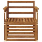 vidaXL Canapé d’extérieur Bois d'Acacia Massif Naturel
