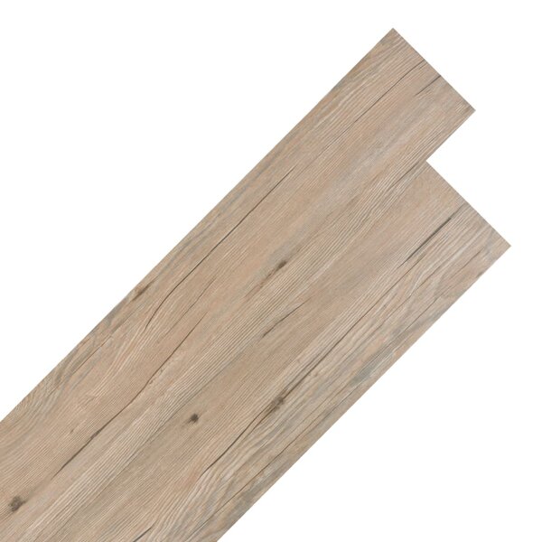 vidaXL Dalles de plancher PVC autoadhésif 5 02 m² 2 mm marron chêne