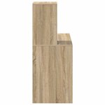 vidaXL Bureau Chêne sonoma 102 x 50 x 124 cm Bois d'ingénierie