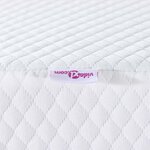 vidaXL Coussins de Matelas Blanc 120 x 200 cm