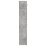 vidaXL Armoire de rangement mince gris béton 45x42 5x225 cm