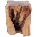 vidaXL Tabouret Bois de teck massif