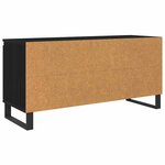 vidaXL Meuble TV Chêne noir 104 x 35 x 50 cm Bois d'ingénierie