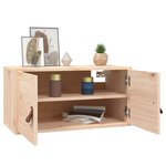 vidaXL Armoire murale 60x30x30 cm Bois de pin massif