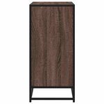 vidaXL Buffet chêne marron 68x35x76 cm bois d'ingénierie