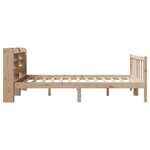 vidaXL Cadre de lit sans matelas 140x190 cm bois de pin massif