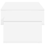 vidaXL Table basse Blanc 105 x 50 x 32 5 cm Bois d'ingénierie