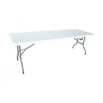 Table de camping dépliante Argelès 240cm